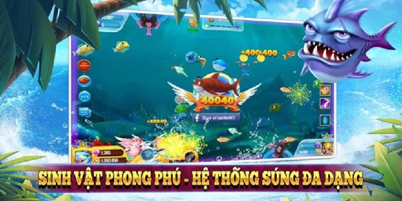 Hướng dẫn cách chơi Bắn Cá với kho sinh vật biển phong phú 